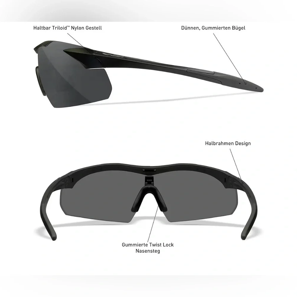 Wiley X unisex-adult Vapor Safety Glasses